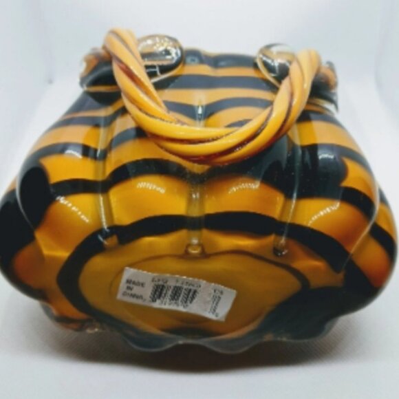 Glass Pocketbook Vase Decor Planter New in Box 9 x 6 inches - Picture 5 of 8